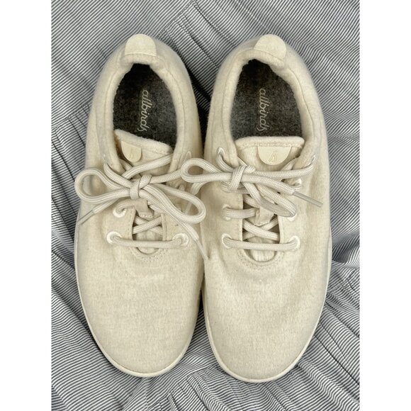 Allbirds Runners Washable Merino Wool Cream White Comfort Shoes‎ Womens Size 9 - Picture 7 of 11